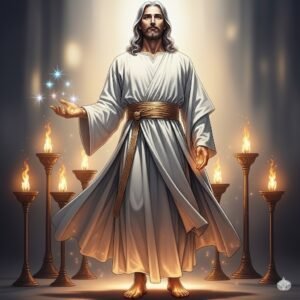 -jesus - rev 1 seven lampstands v3